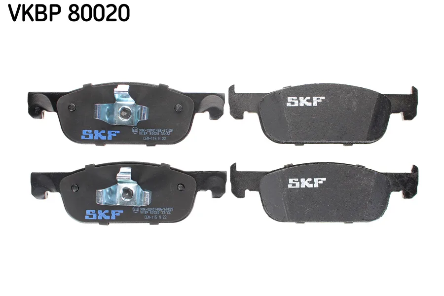 Комплект спирачно феродо, дискови спирачки SKF